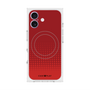 プレミアムスクエアケース with MagSafe［ Dot Gradation - Red ］