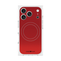 プレミアムスクエアケース with MagSafe［ Dot Gradation - Red ］