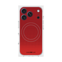 プレミアムスクエアケース with MagSafe［ Dot Gradation - Red ］