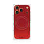 プレミアムスクエアケース with MagSafe［ Dot Gradation - Red ］