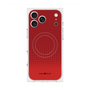 プレミアムスクエアケース with MagSafe［ Dot Gradation - Red ］