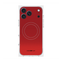 プレミアムスクエアケース with MagSafe［ Dot Gradation - Red ］