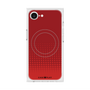 プレミアムスクエアケース with MagSafe［ Dot Gradation - Red ］