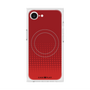 プレミアムスクエアケース with MagSafe［ Dot Gradation - Red ］