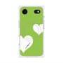 プレミアムスクエアケース with MagSafe［ Two Hearts - Green ］