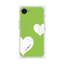 プレミアムスクエアケース with MagSafe［ Two Hearts - Green ］