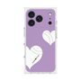 プレミアムスクエアケース with MagSafe［ Two Hearts - Purple ］