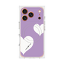 プレミアムスクエアケース with MagSafe［ Two Hearts - Purple ］