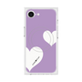 プレミアムスクエアケース with MagSafe［ Two Hearts - Purple ］