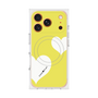 プレミアムスクエアケース with MagSafe［ Two Hearts - Yellow ］
