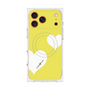 プレミアムスクエアケース with MagSafe［ Two Hearts - Yellow ］
