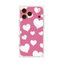 プレミアムスクエアケース with MagSafe［ Dot Hearts - Pink ］