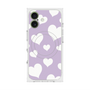 プレミアムスクエアケース with MagSafe［ Dot Hearts - Purple ］