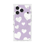プレミアムスクエアケース with MagSafe［ Dot Hearts - Purple ］