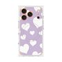 プレミアムスクエアケース with MagSafe［ Dot Hearts - Purple ］