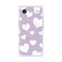 プレミアムスクエアケース with MagSafe［ Dot Hearts - Purple ］