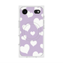 プレミアムスクエアケース with MagSafe［ Dot Hearts - Purple ］