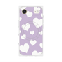 プレミアムスクエアケース with MagSafe［ Dot Hearts - Purple ］