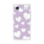 プレミアムスクエアケース with MagSafe［ Dot Hearts - Purple ］