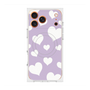 プレミアムスクエアケース with MagSafe［ Dot Hearts - Purple ］
