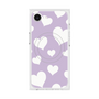 プレミアムスクエアケース with MagSafe［ Dot Hearts - Purple ］