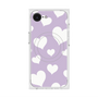 プレミアムスクエアケース with MagSafe［ Dot Hearts - Purple ］