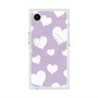プレミアムスクエアケース with MagSafe［ Dot Hearts - Purple ］