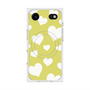 プレミアムスクエアケース with MagSafe［ Dot Hearts - Yellow ］