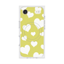 プレミアムスクエアケース with MagSafe［ Dot Hearts - Yellow ］
