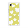 プレミアムスクエアケース with MagSafe［ Dot Hearts - Yellow ］