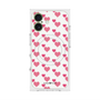 プレミアムスクエアケース with MagSafe［ Stripe Hearts - Pink ］