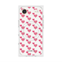プレミアムスクエアケース with MagSafe［ Stripe Hearts - Pink ］