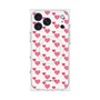 プレミアムスクエアケース with MagSafe［ Stripe Hearts - Pink ］