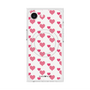 プレミアムスクエアケース with MagSafe［ Stripe Hearts - Pink ］