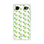 プレミアムスクエアケース with MagSafe［ Stripe Hearts - Green ］