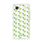 プレミアムスクエアケース with MagSafe［ Stripe Hearts - Green ］