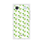 プレミアムスクエアケース with MagSafe［ Stripe Hearts - Green ］