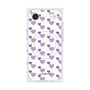プレミアムスクエアケース with MagSafe［ Stripe Hearts - Purple ］