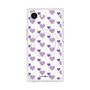 プレミアムスクエアケース with MagSafe［ Stripe Hearts - Purple ］
