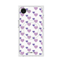 プレミアムスクエアケース with MagSafe［ Stripe Hearts - Purple ］
