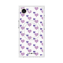 プレミアムスクエアケース with MagSafe［ Stripe Hearts - Purple ］
