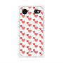 プレミアムスクエアケース with MagSafe［ Stripe Hearts - Red ］