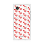 プレミアムスクエアケース with MagSafe［ Stripe Hearts - Red ］