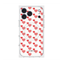 プレミアムスクエアケース with MagSafe［ Stripe Hearts - Red ］
