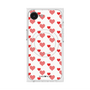 プレミアムスクエアケース with MagSafe［ Stripe Hearts - Red ］