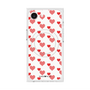 プレミアムスクエアケース with MagSafe［ Stripe Hearts - Red ］