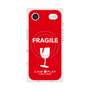 プレミアムスクエアケース with MagSafe［ FRAGILE - Red ］