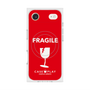 プレミアムスクエアケース with MagSafe［ FRAGILE - Red ］
