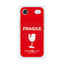 プレミアムスクエアケース with MagSafe［ FRAGILE - Red ］