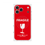 プレミアムスクエアケース with MagSafe［ FRAGILE - Red ］